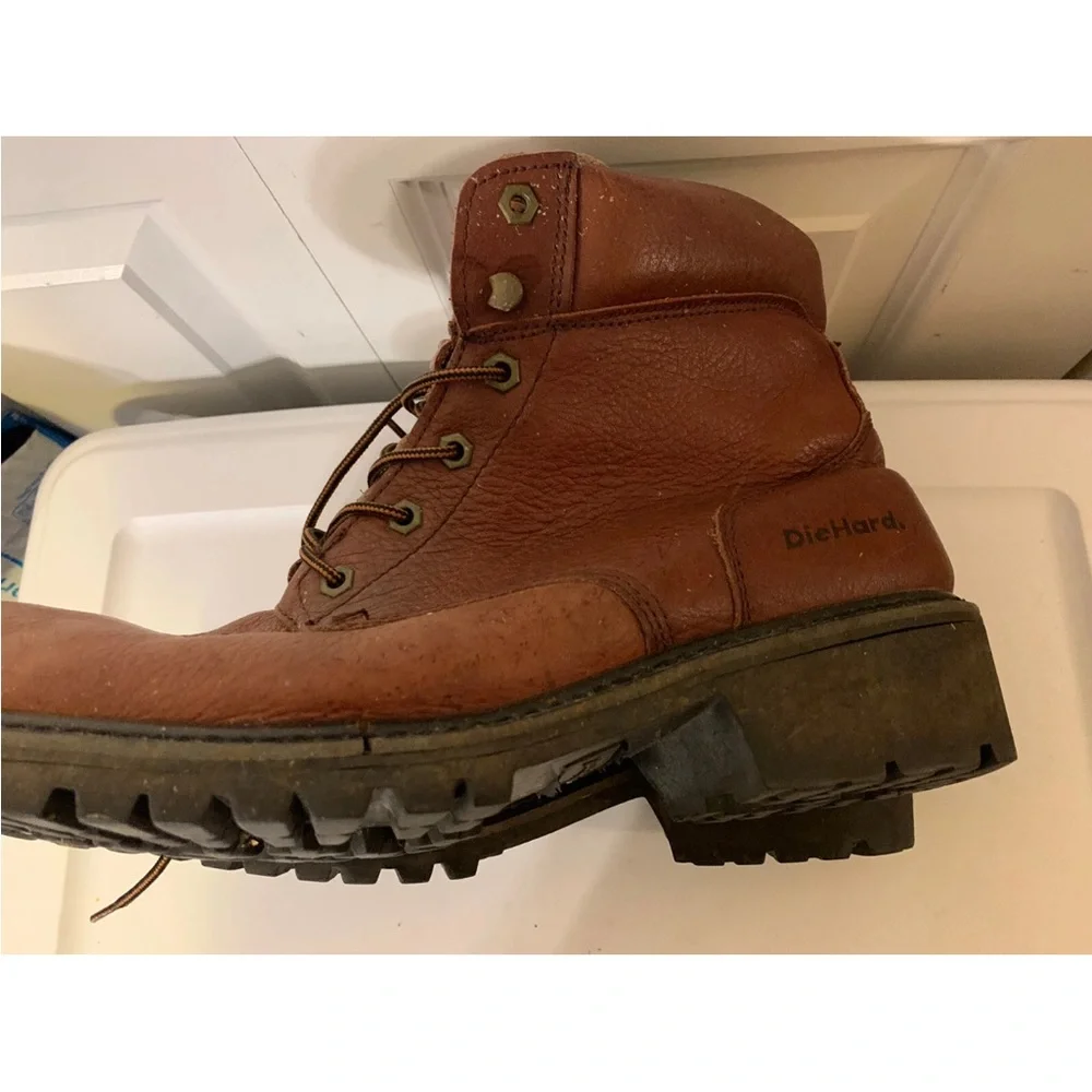 Die Hard Men's‎ sz 13 Oregon Brown Work Boots distressed
